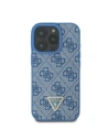 Hurtownia GSM - Fall Guess GUHCP16LP4TDSCPB Apple iPhone 16 Pro Hartschale Leder Metall Logo Strass Crossbody blau - GUE3493 - {ean13} - Hurt