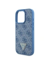 Hurtownia GSM - Fall Guess GUHCP16LP4TDSCPB Apple iPhone 16 Pro Hartschale Leder Metall Logo Strass Crossbody blau - GUE3493 - {ean13} - Hurt