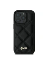 Hurtownia GSM - Fall Guess GUHCP16LPSQSQSK Apple iPhone 16 Pro Hartschale Ge quiltetes Metall-Logo schwarz - GUE3497 - {ean13} - Hurt