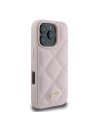 Hurtownia GSM - Fall Guess GUHCP16LPSQSQSP Apple iPhone 16 Pro Hardcase Quilted Metal Logo pink - GUE3498 - {ean13} - Hurt