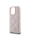 Hurtownia GSM - Fall Guess GUHCP16LPSQSQSP Apple iPhone 16 Pro Hardcase Quilted Metal Logo pink - GUE3498 - {ean13} - Hurt