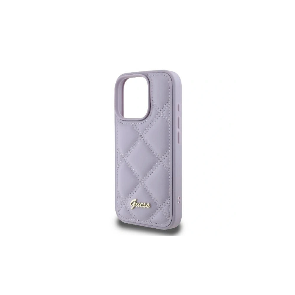 Hurtownia GSM - Eset Guess GUHCP16LPSQSQSU Apple iPhone 16 Pro kemény tok Tűzött Fém Logó világoslila - GUE3499 - {ean13} - Hurt