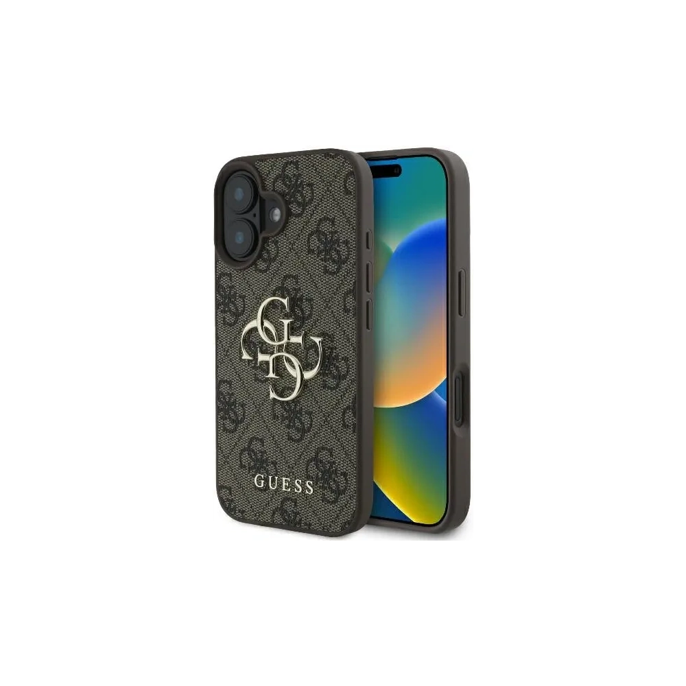 Hurtownia GSM - Případ Guess GUHCP16M4GMGBR Apple iPhone 16 Plus tvrdý obal 4G Velké logo hnědá - GUE3500 - {ean13} - Hurt