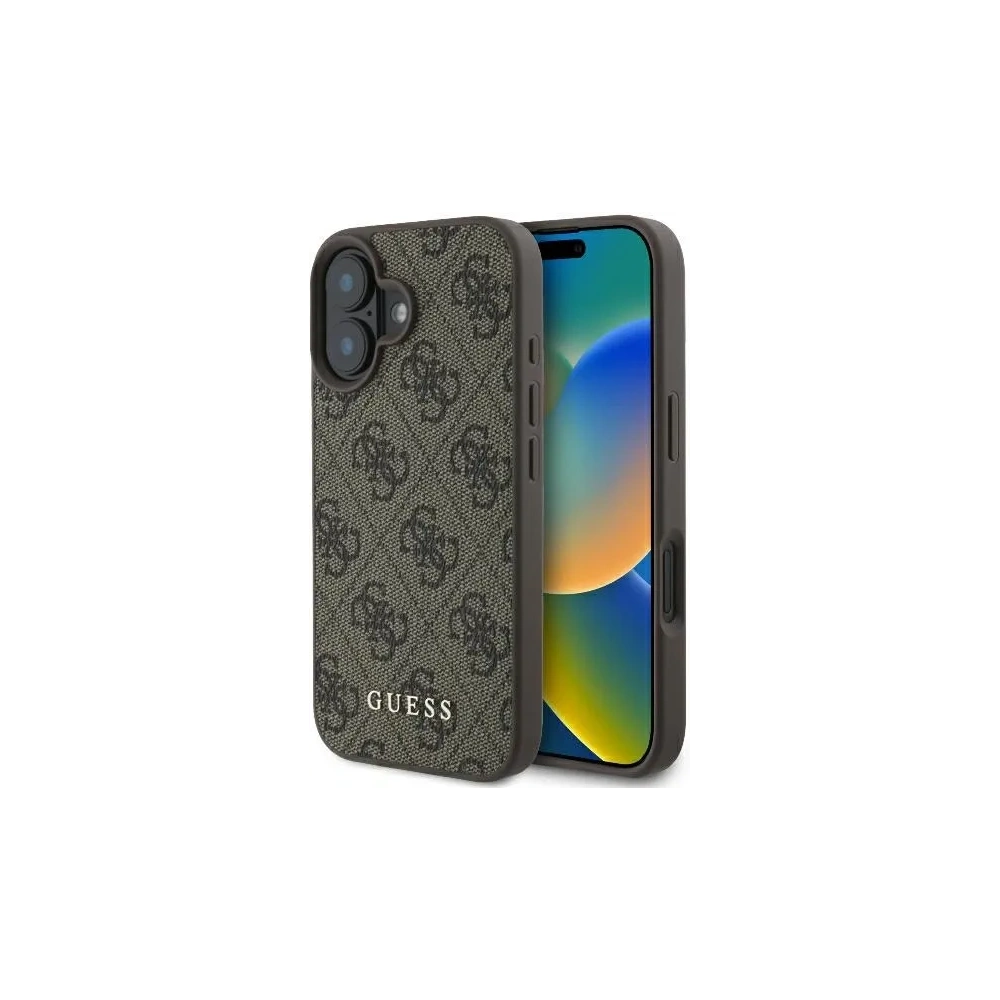 Hurtownia GSM - Případ Guess GUHCP16MG4GFBR Apple iPhone 16 Plus hardcase 4G Classic hnědý - GUE3501 - {ean13} - Hurt