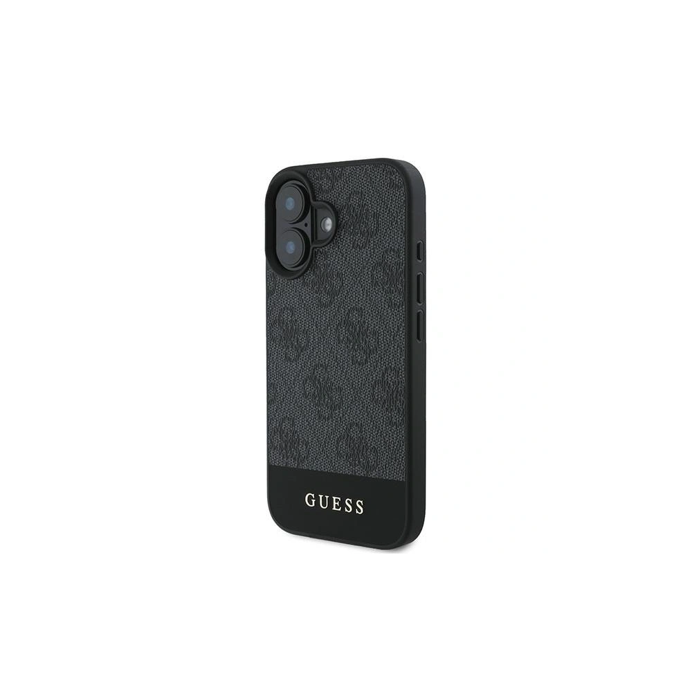 Hurtownia GSM - Eset Guess GUHCP16MG4GLGR Apple iPhone 16 Plus keménytok 4G Alsó Csík szürke - GUE3505 - {ean13} - Hurt