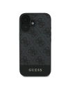 Hurtownia GSM - Eset Guess GUHCP16MG4GLGR Apple iPhone 16 Plus keménytok 4G Alsó Csík szürke - GUE3505 - {ean13} - Hurt