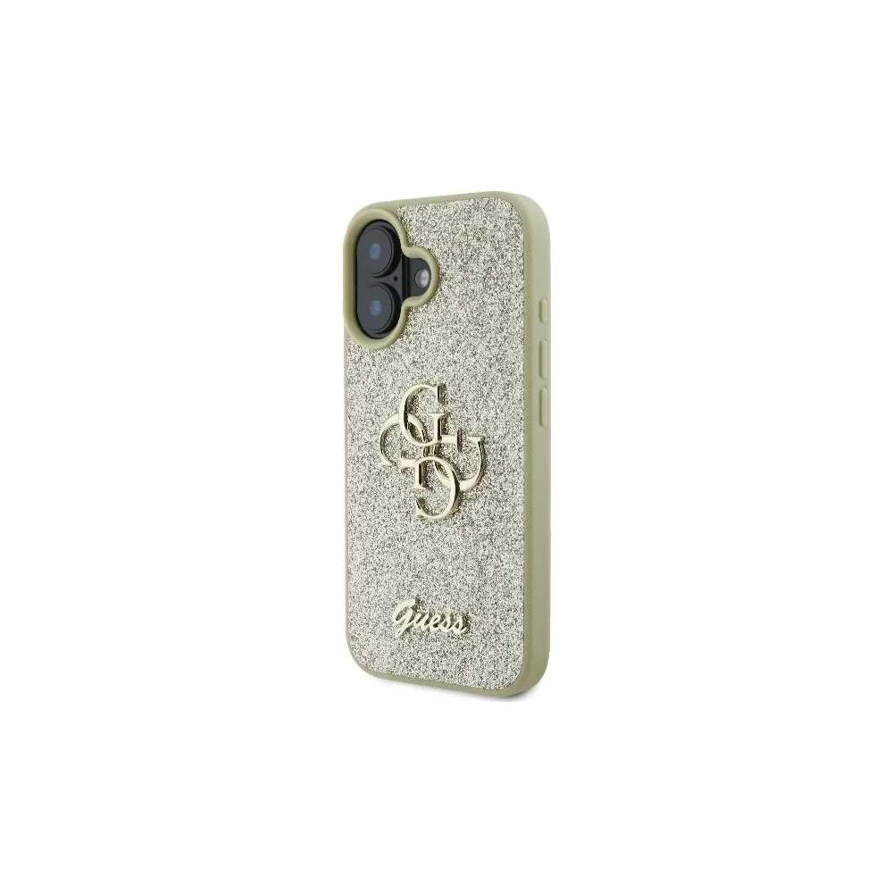 Hurtownia GSM - Eset Guess GUHCP16MHG4SGD Apple iPhone 16 Plus kemény tok Rögzített Csillám Nagy 4G arany - GUE3507 - {ean13} - Hurt