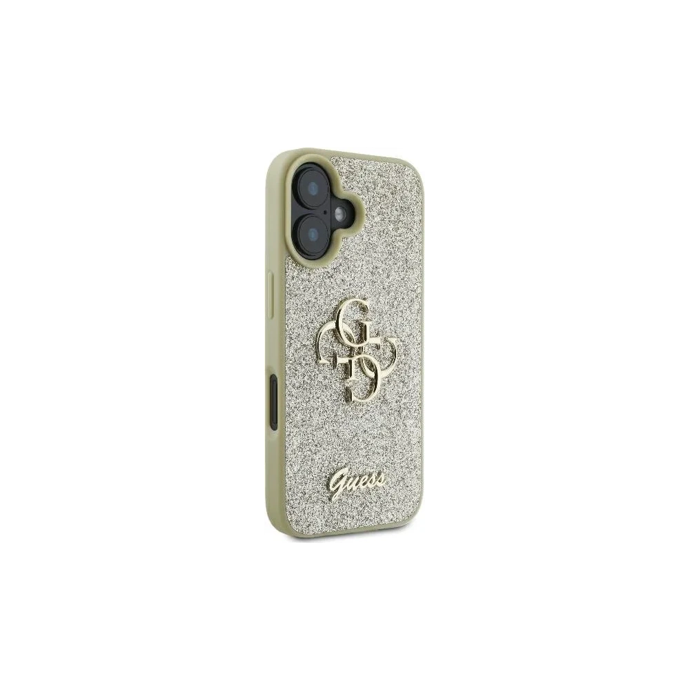 Hurtownia GSM - Etui Guess GUHCP16MHG4SGD Apple iPhone 16 Plus hardcase Fixed Glitter Big 4G złoty - GUE3507 - {ean13} - Hurt