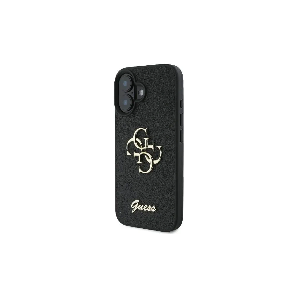 Hurtownia GSM - Eset Guess GUHCP16MHG4SGK Apple iPhone 16 Plus kemény tok Rögzített Csillogás Nagy 4G fekete - GUE3508 - {ean13} - Hurt