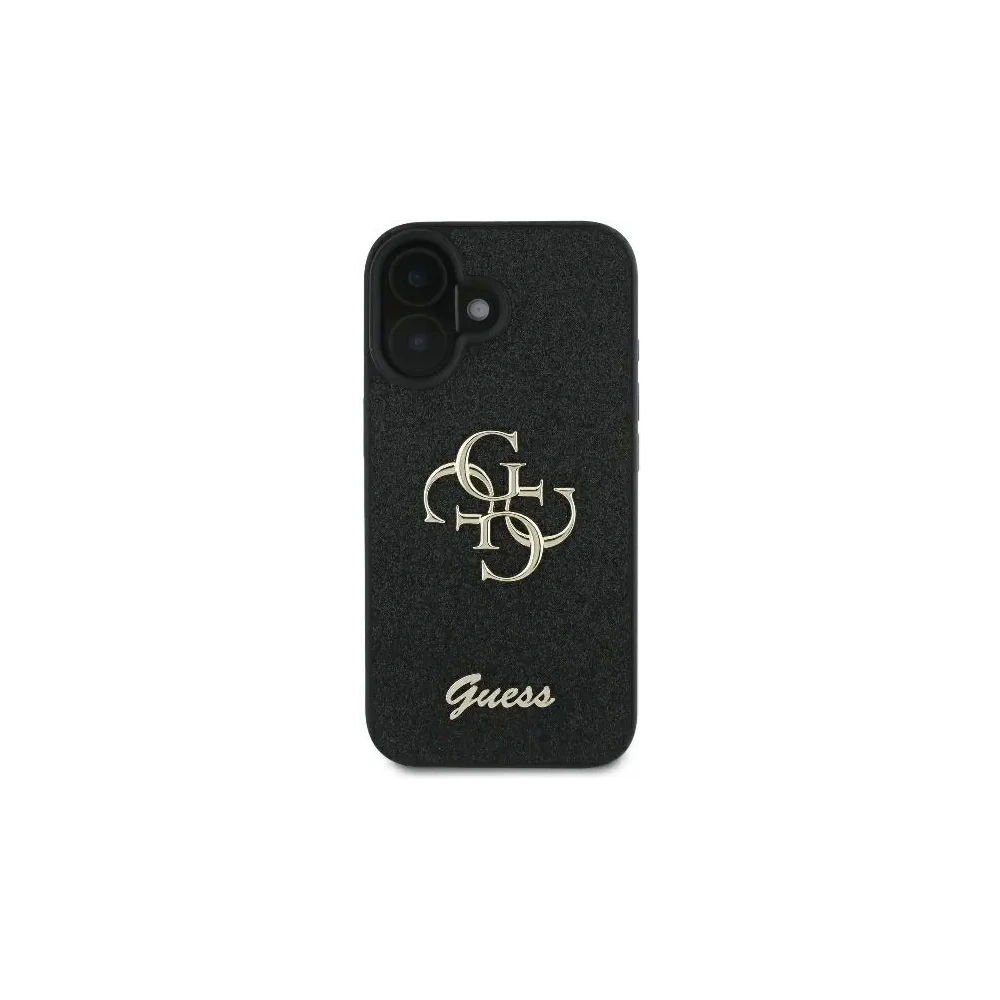 Hurtownia GSM - Eset Guess GUHCP16MHG4SGK Apple iPhone 16 Plus kemény tok Rögzített Csillogás Nagy 4G fekete - GUE3508 - {ean13} - Hurt