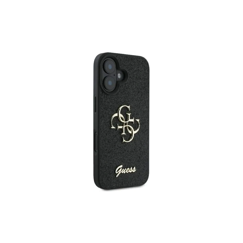 Hurtownia GSM - Eset Guess GUHCP16MHG4SGK Apple iPhone 16 Plus kemény tok Rögzített Csillogás Nagy 4G fekete - GUE3508 - {ean13} - Hurt