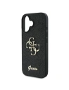 Hurtownia GSM - Caz Guess GUHCP16MHG4SGK hardcase pentru Apple iPhone 16 Plus cu sclipici fix Big 4G negru - GUE3508 - {ean13} - Hurt
