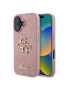 Guess GUHCP16MHG4SGP iPhone 16 Plus 6.7" rózsaszín/pink hardcase Fixed Glitter Big 4G - !IMPORTÁLVA - Guess