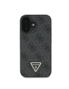 Hurtownia GSM - Eset Guess GUHCP16MP4TDPK Apple iPhone 16 Plus kemény tok Bőr 4G Triangle Strass MagSafe fekete - GUE3510 - {ean13} - Hurt