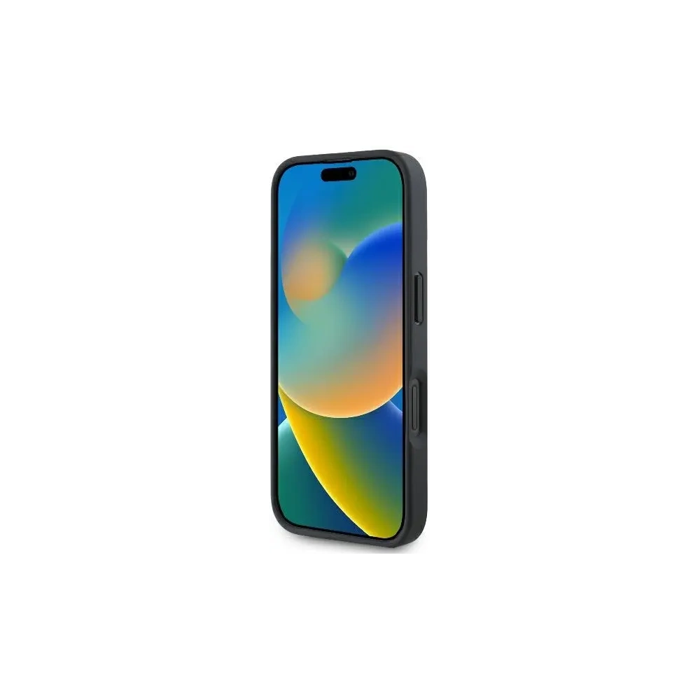 Hurtownia GSM - Eset Guess GUHCP16MP4TDPK Apple iPhone 16 Plus kemény tok Bőr 4G Triangle Strass MagSafe fekete - GUE3510 - {ean13} - Hurt