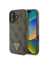 Hurtownia GSM - Pouzdro Guess GUHCP16MP4TDPW Apple iPhone 16 Plus tvrdé pouzdro kožené 4G Triangle Strass MagSafe hnědé - GUE3512 - {ean13} - Hurt