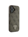 Hurtownia GSM - Pouzdro Guess GUHCP16MP4TDPW Apple iPhone 16 Plus tvrdé pouzdro kožené 4G Triangle Strass MagSafe hnědé - GUE3512 - {ean13} - Hurt