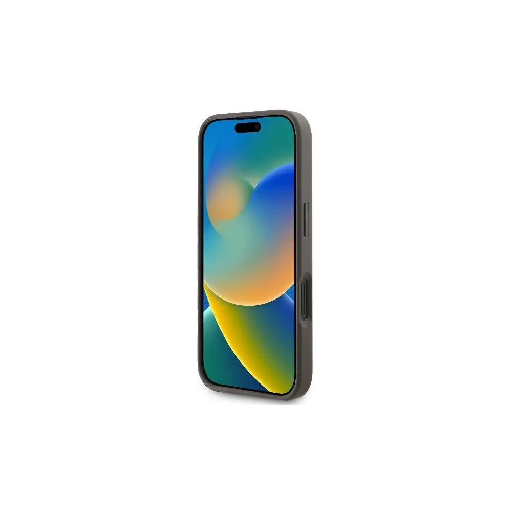 Hurtownia GSM - Pouzdro Guess GUHCP16MP4TDPW Apple iPhone 16 Plus tvrdé pouzdro kožené 4G Triangle Strass MagSafe hnědé - GUE3512 - {ean13} - Hurt