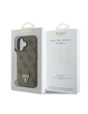 Hurtownia GSM - Pouzdro Guess GUHCP16MP4TDPW Apple iPhone 16 Plus tvrdé pouzdro kožené 4G Triangle Strass MagSafe hnědé - GUE3512 - {ean13} - Hurt