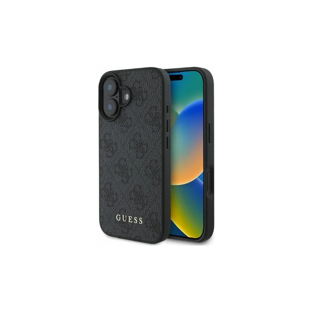 Wholesale Case Guess GUHCP16SG4GFGR Apple iPhone 16 hardcase 4G Classic black - GUE3516 - {ean13} - Hurt