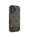 Hurtownia GSM - Etui Guess GUHCP16SG4GLBR Apple iPhone 16 hardcase 4G Bottom Stripe brązowy - GUE3518 - {ean13} - Hurt