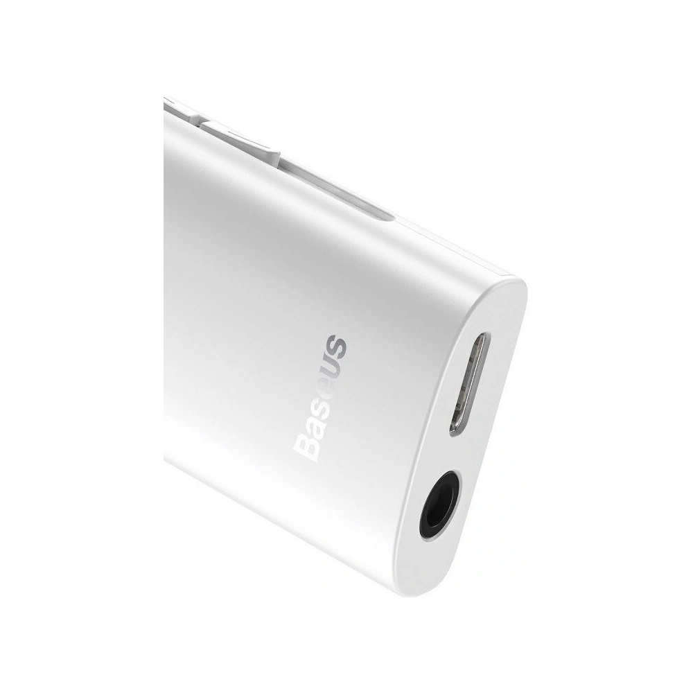 Hurtownia GSM - Odbiornik Bluetooth 5.0 Baseus BA03, dźwięk 3D, NFC, aptX (biały) - BSU956WHT - {ean13} - Hurt