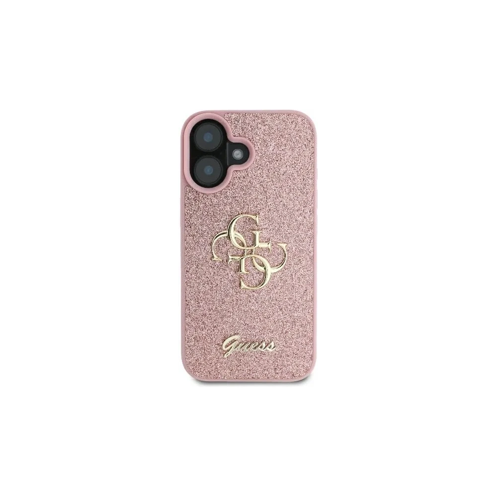 Hurtownia GSM - Etui Guess GUHCP16SHG4SGP Apple iPhone 16 hardcase Fixed Glitter Big 4G różowy - GUE3522 - {ean13} - Hurt
