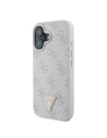 Wholesale Case Guess GUHCP16SP4TDPP Apple iPhone 16 hardcase Leather 4G Triangle Strass MagSafe pink - GUE3524 - {ean13} - Hurt