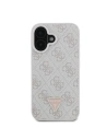 Wholesale Case Guess GUHCP16SP4TDPP Apple iPhone 16 hardcase Leather 4G Triangle Strass MagSafe pink - GUE3524 - {ean13} - Hurt