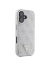 Wholesale Case Guess GUHCP16SP4TDPP Apple iPhone 16 hardcase Leather 4G Triangle Strass MagSafe pink - GUE3524 - {ean13} - Hurt
