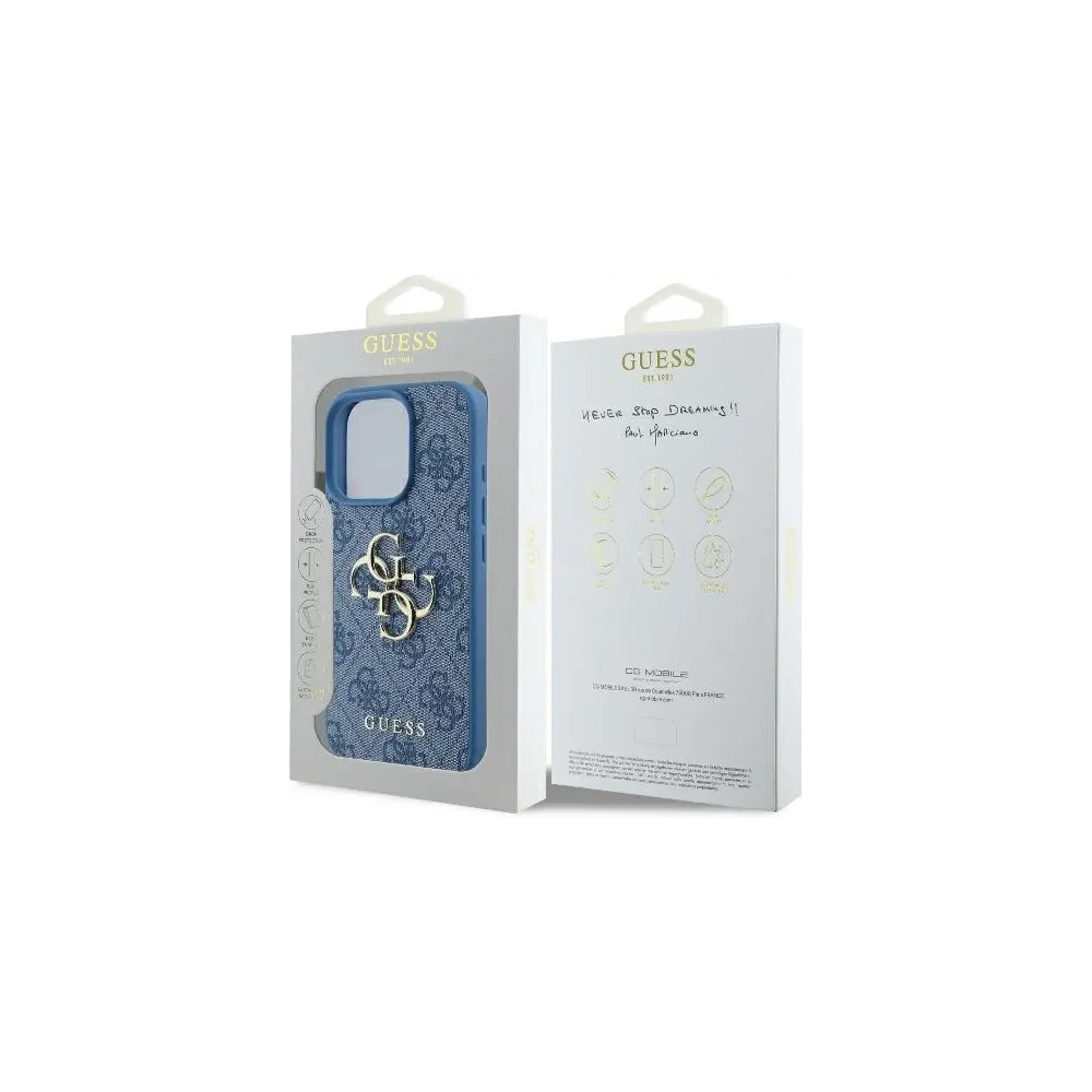Hurtownia GSM - Případ Guess GUHCP16X4GMGBL Apple iPhone 16 Pro Max tvrdý obal 4G Velké logo modrá - GUE3527 - {ean13} - Hurt
