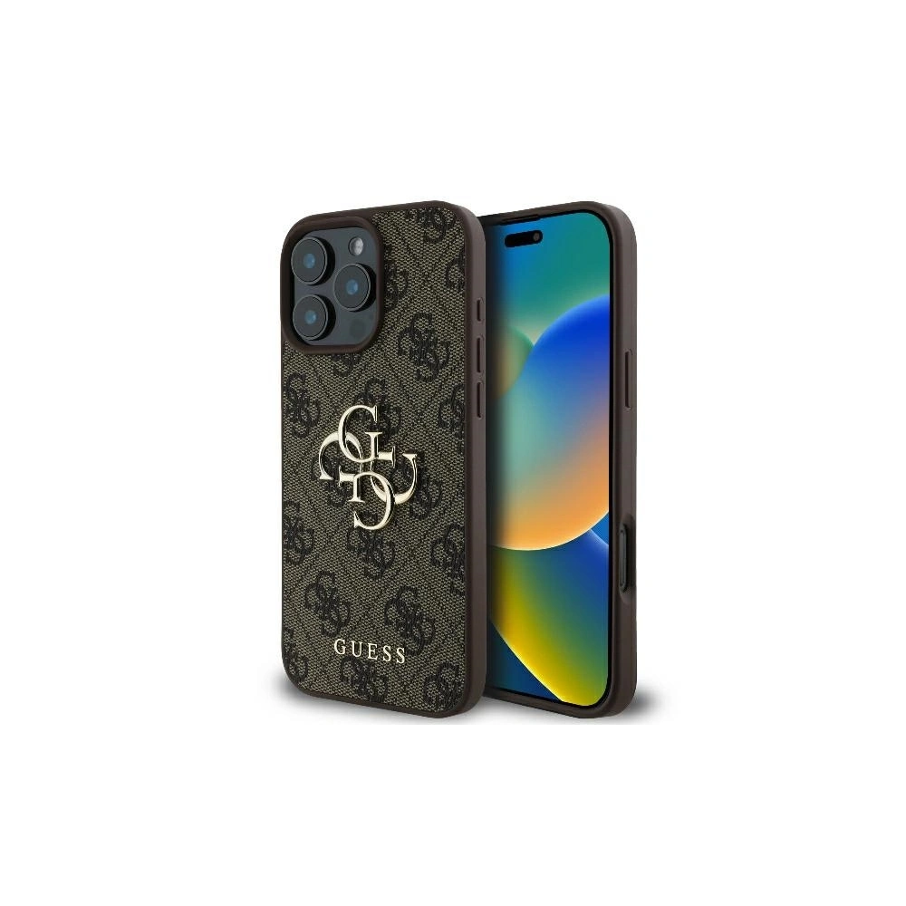 Hurtownia GSM - Fall Guess GUHCP16X4GMGBR Apple iPhone 16 Pro Max Hardcase 4G Big Logo braun - GUE3528 - {ean13} - Hurt