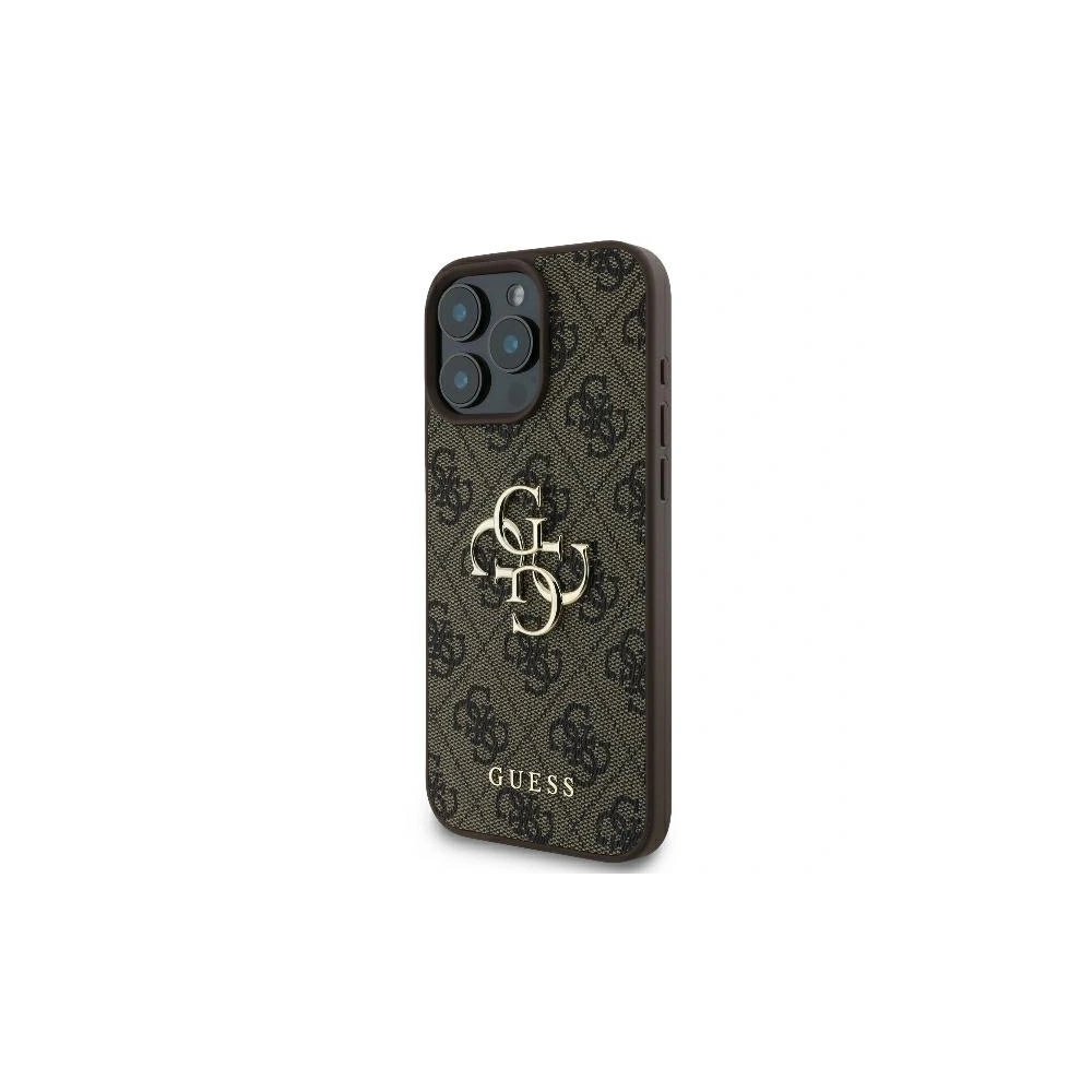 Hurtownia GSM - Případ Guess GUHCP16X4GMGBR Apple iPhone 16 Pro Max tvrdý obal 4G Velké logo hnědá - GUE3528 - {ean13} - Hurt