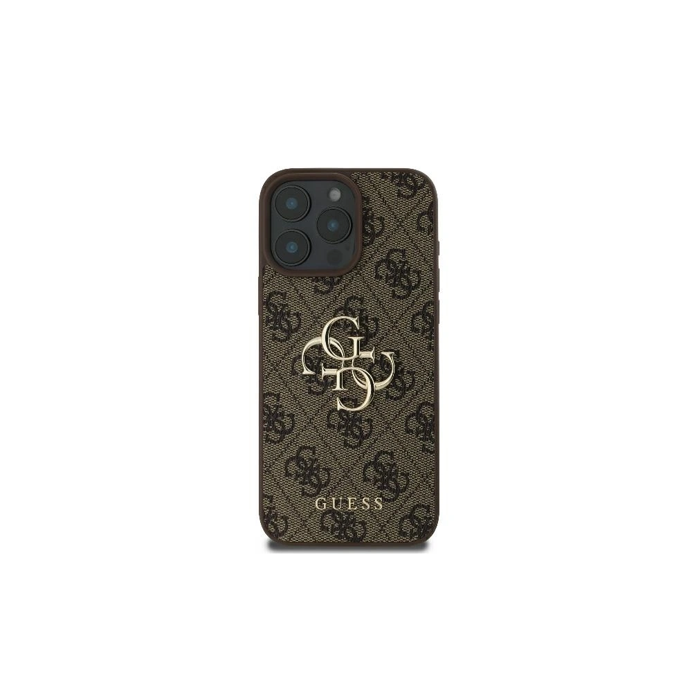 Hurtownia GSM - Případ Guess GUHCP16X4GMGBR Apple iPhone 16 Pro Max tvrdý obal 4G Velké logo hnědá - GUE3528 - {ean13} - Hurt