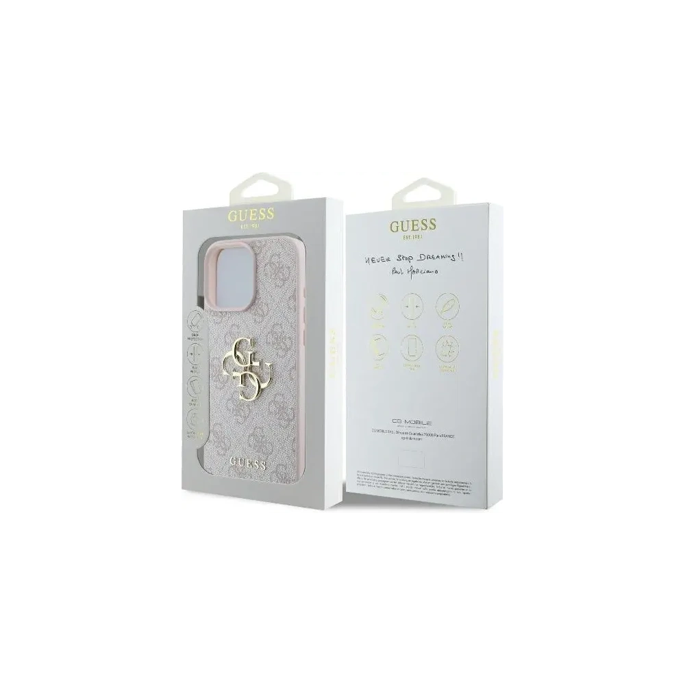 Hurtownia GSM - Etui Guess GUHCP16X4GMGPI Apple iPhone 16 Pro Max hardcase 4G Big Logo różowe - GUE3530 - {ean13} - Hurt
