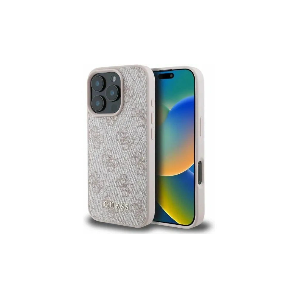Wholesale Case Guess GUHCP16XG4GFPI Apple iPhone 16 Pro Max hardcase 4G Classic pink - GUE3532 - {ean13} - Hurt