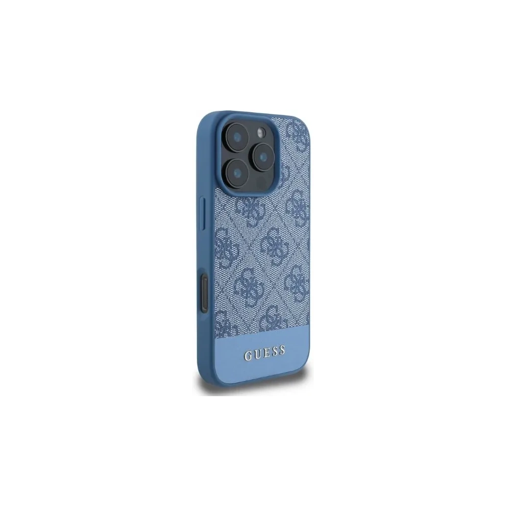 Hurtownia GSM - Fall Guess GUHCP16XG4GLBL Apple iPhone 16 Pro Max Hardcase 4G Unterstreifen blau - GUE3533 - {ean13} - Hurt