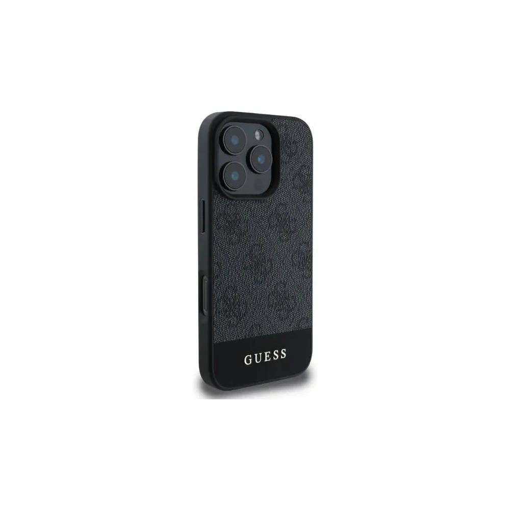 Hurtownia GSM - Etui Guess GUHCP16XG4GLGR Apple iPhone 16 Pro Max hardcase 4G Bottom Stripe szary - GUE3535 - {ean13} - Hurt