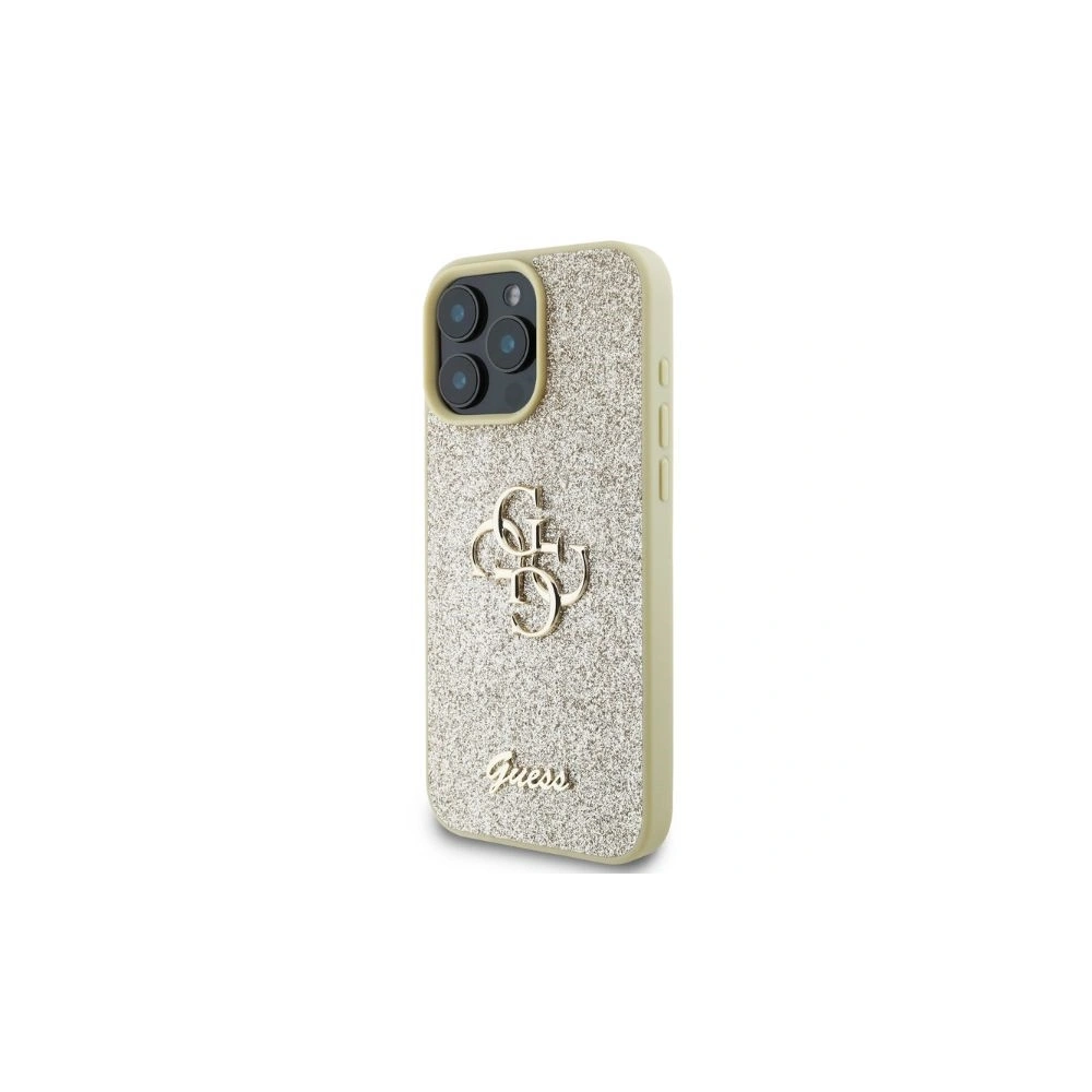 Hurtownia GSM - Caz Guess GUHCP16XHG4SGD Apple iPhone 16 Pro Max hardcase Fixed Glitter Big 4G aurie - GUE3537 - {ean13} - Hurt