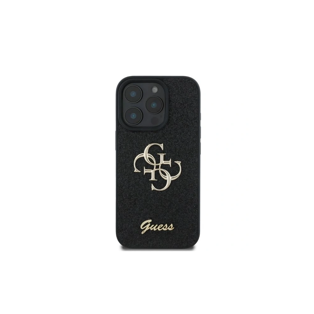 Hurtownia GSM - Caz Guess GUHCP16XHG4SGK hardcase pentru Apple iPhone 16 Pro Max Glitter Fixat Big 4G negru - GUE3538 - {ean13} - Hurt