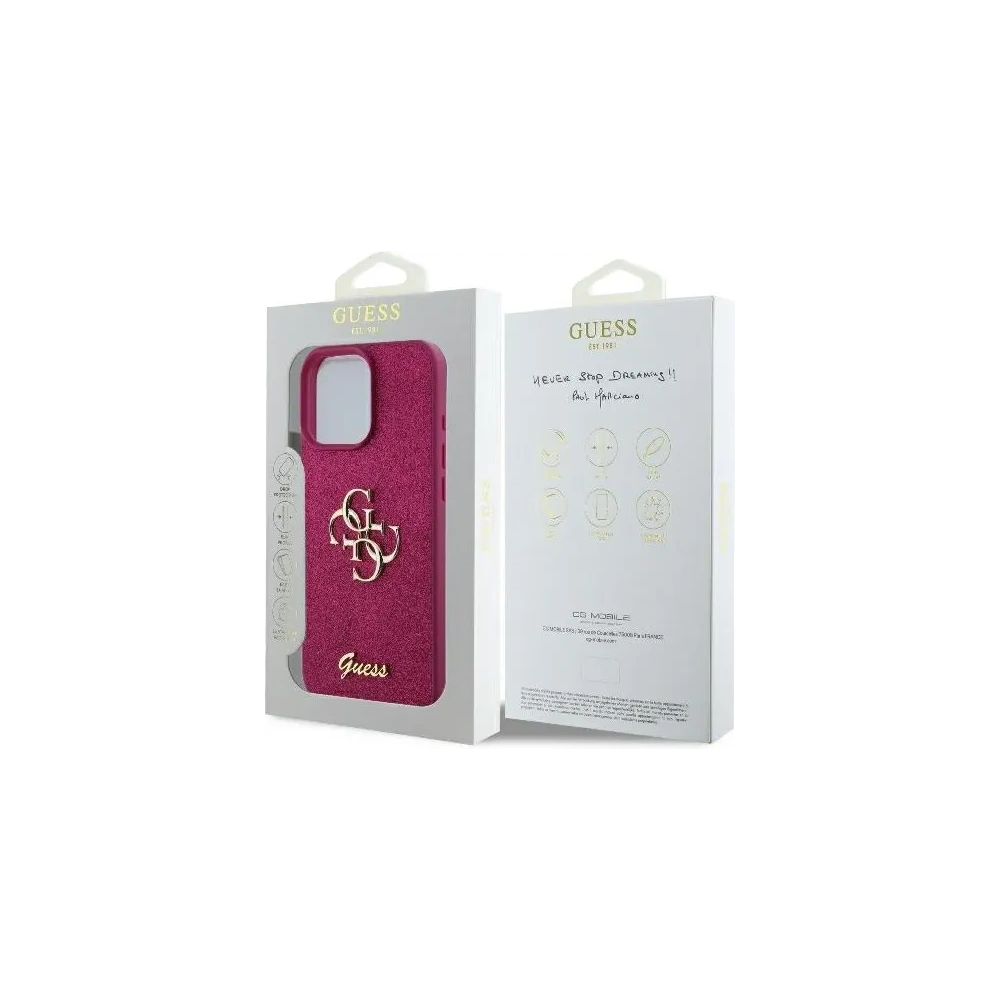Hurtownia GSM - Etui Guess GUHCP16XHG4SGU Apple iPhone 16 Pro Max hardcase Fixed Glitter Big 4G fioletowy - GUE3540 - {ean13} - Hurt