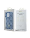 Hurtownia GSM - Fall Guess GUHCP16XP4TDPB Apple iPhone 16 Pro Max Hartschale Leder 4G Triangle Strass MagSafe blau - GUE3541 - {ean13} - Hurt