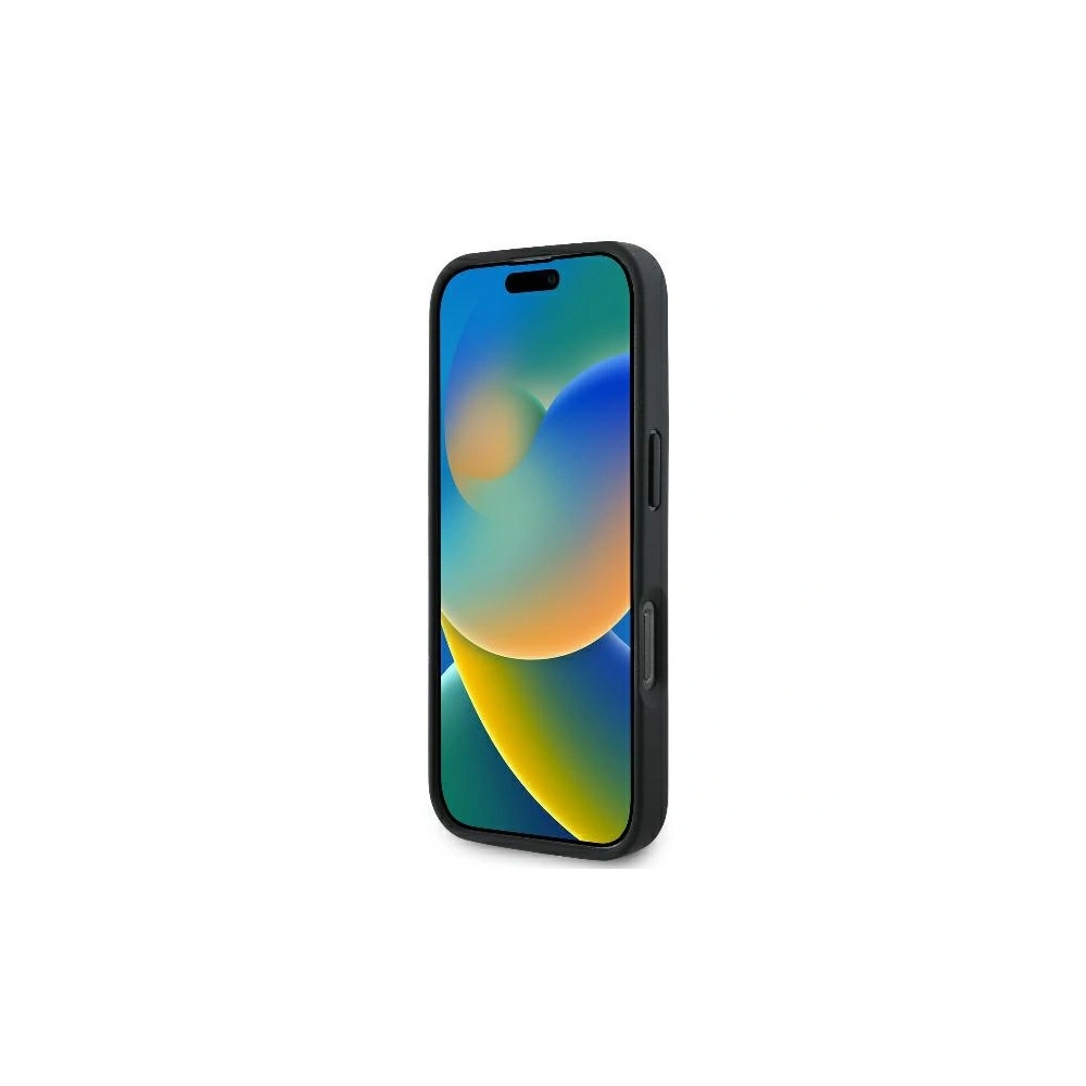 Hurtownia GSM - Caz Guess GUHCP16XP4TDPK Apple iPhone 16 Pro Max husă din piele 4G Triunghi Strass MagSafe neagră - GUE3542 - {ean13} - Hurt