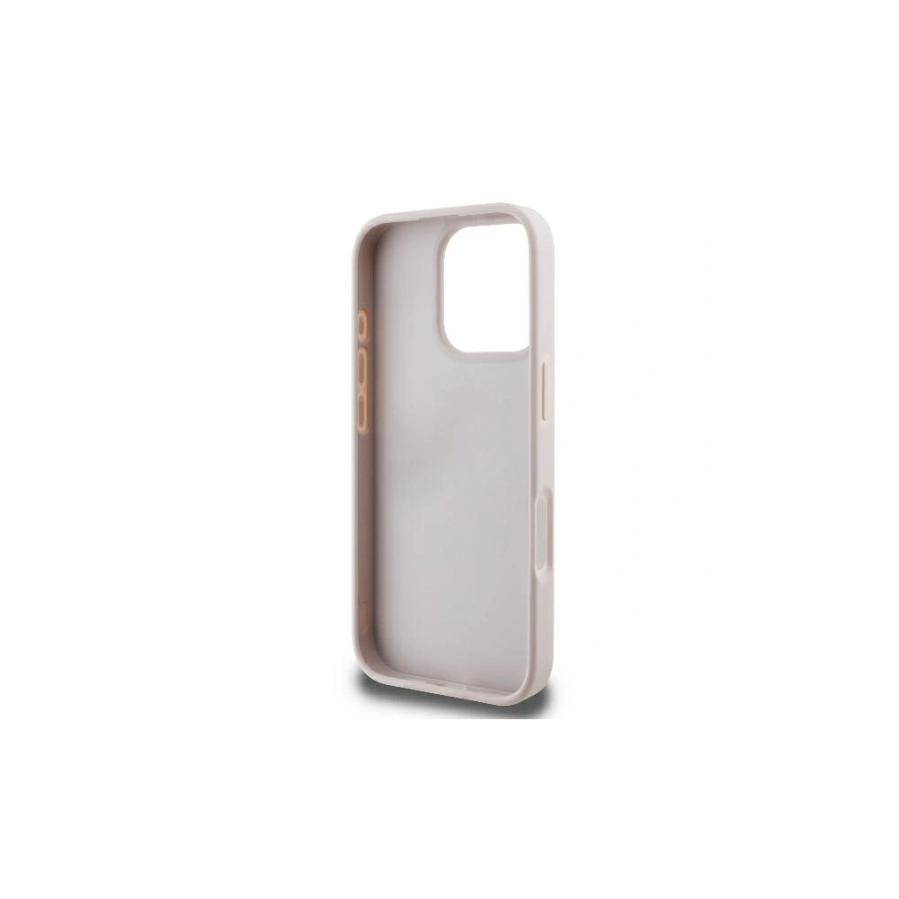 Hurtownia GSM - Etui Guess GUHCP16XP4TDPP Apple iPhone 16 Pro Max hardcase Leather 4G Triangle Strass MagSafe różowy - GUE3543 - {ean13} - Hurt