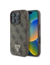 Hurtownia GSM - Fall Guess GUHCP16XP4TDPW Apple iPhone 16 Pro Max Hardcase Leder 4G Dreieck Strass MagSafe braun - GUE3544 - {ean13} - Hurt