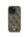 Hurtownia GSM - Fall Guess GUHCP16XP4TDPW Apple iPhone 16 Pro Max Hardcase Leder 4G Dreieck Strass MagSafe braun - GUE3544 - {ean13} - Hurt