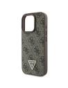 Hurtownia GSM - Fall Guess GUHCP16XP4TDPW Apple iPhone 16 Pro Max Hardcase Leder 4G Dreieck Strass MagSafe braun - GUE3544 - {ean13} - Hurt