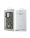 Hurtownia GSM - Fall Guess GUHCP16XP4TDPW Apple iPhone 16 Pro Max Hardcase Leder 4G Dreieck Strass MagSafe braun - GUE3544 - {ean13} - Hurt