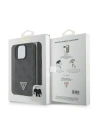 Wholesale Case Guess GUHCP16XP4TDSCPK Apple iPhone 16 Pro Max hardcase Leather Metal Logo Strass Crossbody black - GUE3546 - {ean13} - Hurt