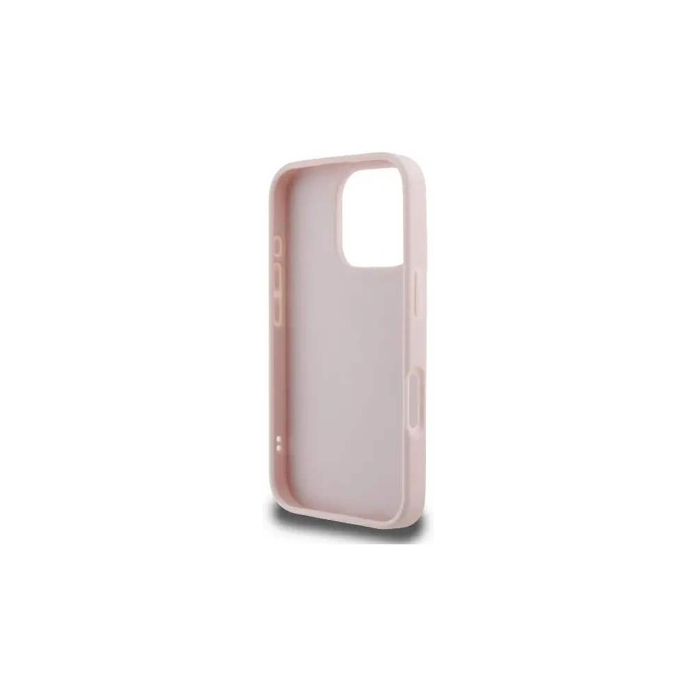 Hurtownia GSM - Případ Guess GUHCP16XPSQSQSP Apple iPhone 16 Pro Max tvrdý kryt prošívaný s logem metalickým růžový - GUE3550 - {ean13} - Hurt
